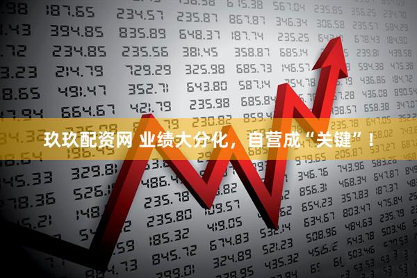 玖玖配资网 业绩大分化，自营成“关键”！